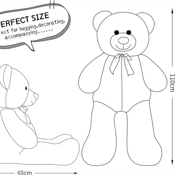 Giant Teddy Bear (110cm/43.3inch) - Image 3