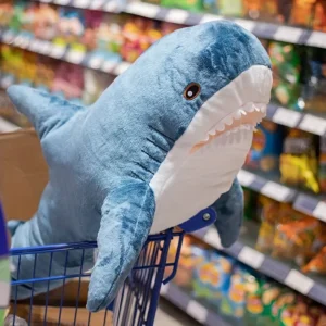 Giant 39.4" Plush Shark Toy