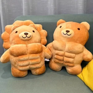 Cute Big Muscle Teddy Bear / Tiger (30cm/11.8inch)