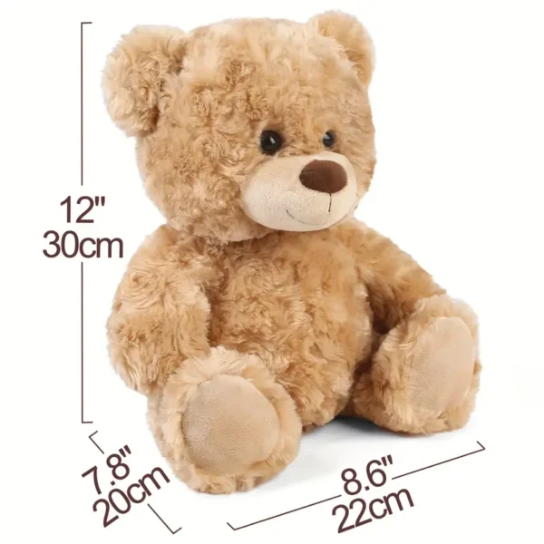 Shaggy Stuffed Bear (12inch) - Image 2