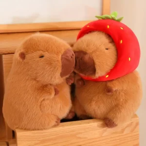 Capybara Wearing Strawberry Headband Plush Toy (30cm/11.81inch)
