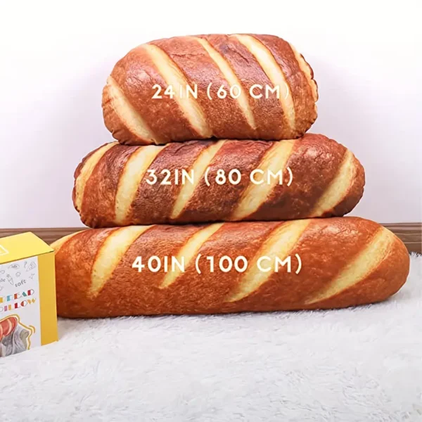 Soft Bread-Shaped Plush Pillow - Image 3