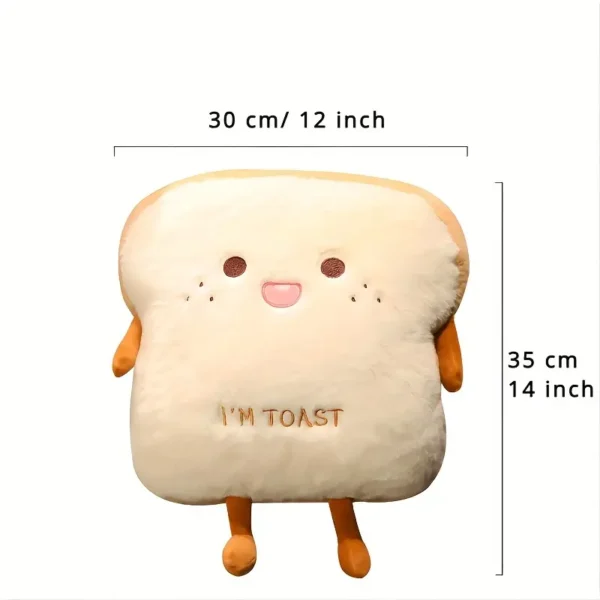 Plush Bread Pillow 2-Pack (16"/40cm) - Image 2