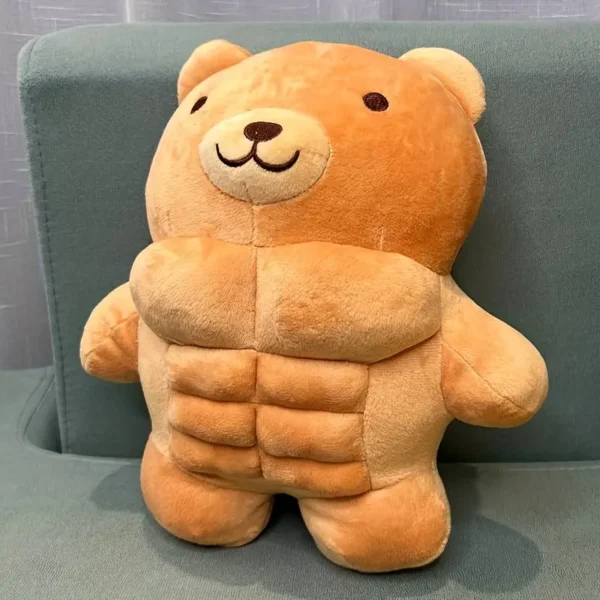 Cute Big Muscle Teddy Bear / Tiger (30cm/11.8inch) - Image 2